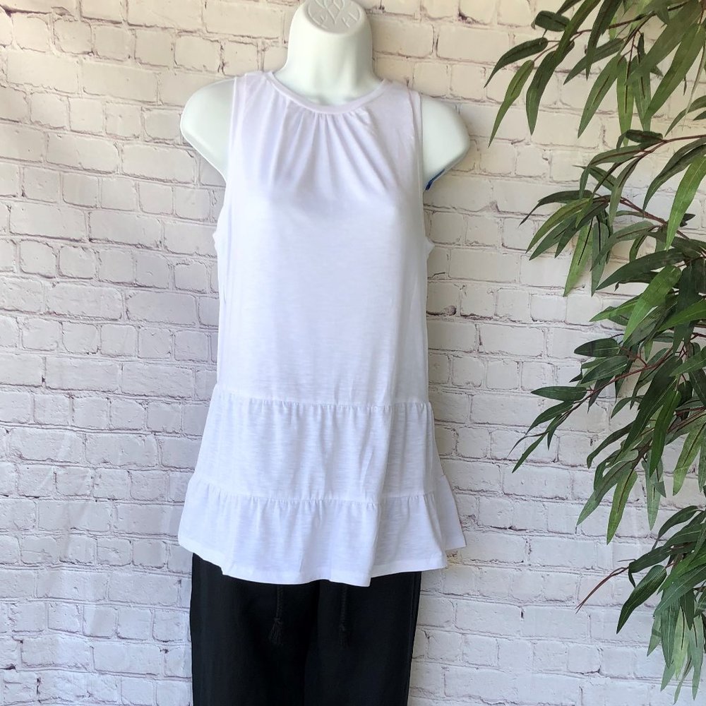 White Tiered Top